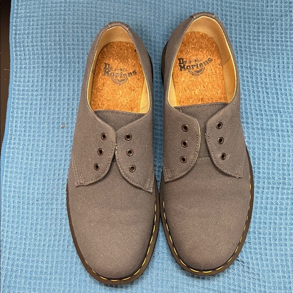 Dr. Martens Graphite Gray Canvas Derby’s - Picture 5 of 7